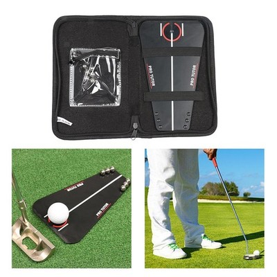 Golf Putting Trainer Aid Geschick-Verbessern Putt Tutor Zubehör Linie