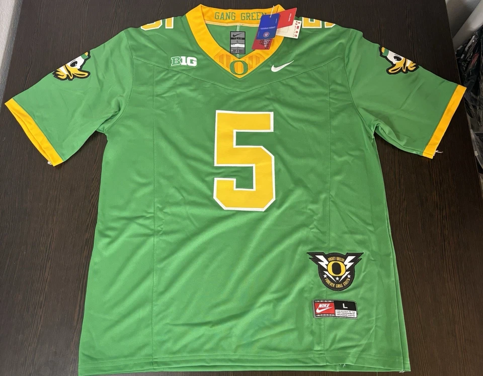 Dante Moore #5 Oregon Ducks Jersey, Gameday Style Edition. Fast Shipping! - Image 2 of 4
