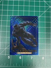 Black Panther 2024 Skybox Marvel Masterpieces '92 Platinum #4 Blue Traxx