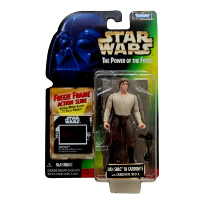 Star Wars POTF2 Han Solo in Carbonite, Freeze Frame, Hasbro '97