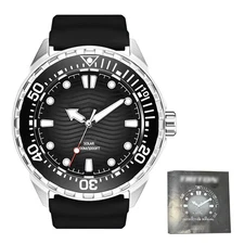 TRITON Solar Powered Diver 00m Waterproof Luminous Black