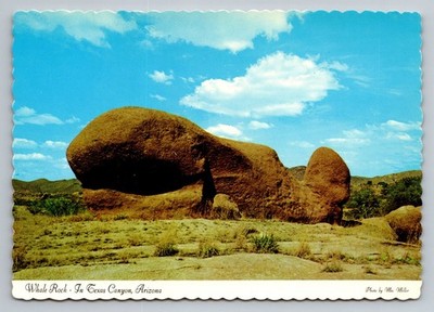 Vintage Whale Rock Texas Canyon Arizona Dexter Supreme Postcard