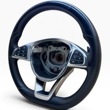 Volante Mercedes Glc C253 X253 2015-2019 in Pelle Usato Originale A0004603803 - Miniatura 3