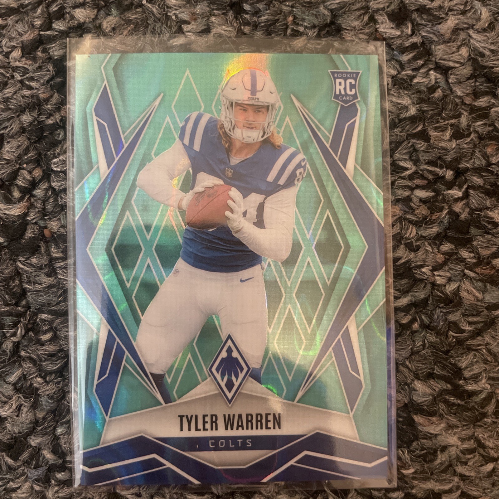 Tyler Warren 2025 Phoenix Green Hyper Prizm /149 #185 Rookie Indianapolis Colts