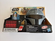 Nerf Star Wars The Mandalorian Mask  Gauntlet Combo Hasbro Disney Brand New