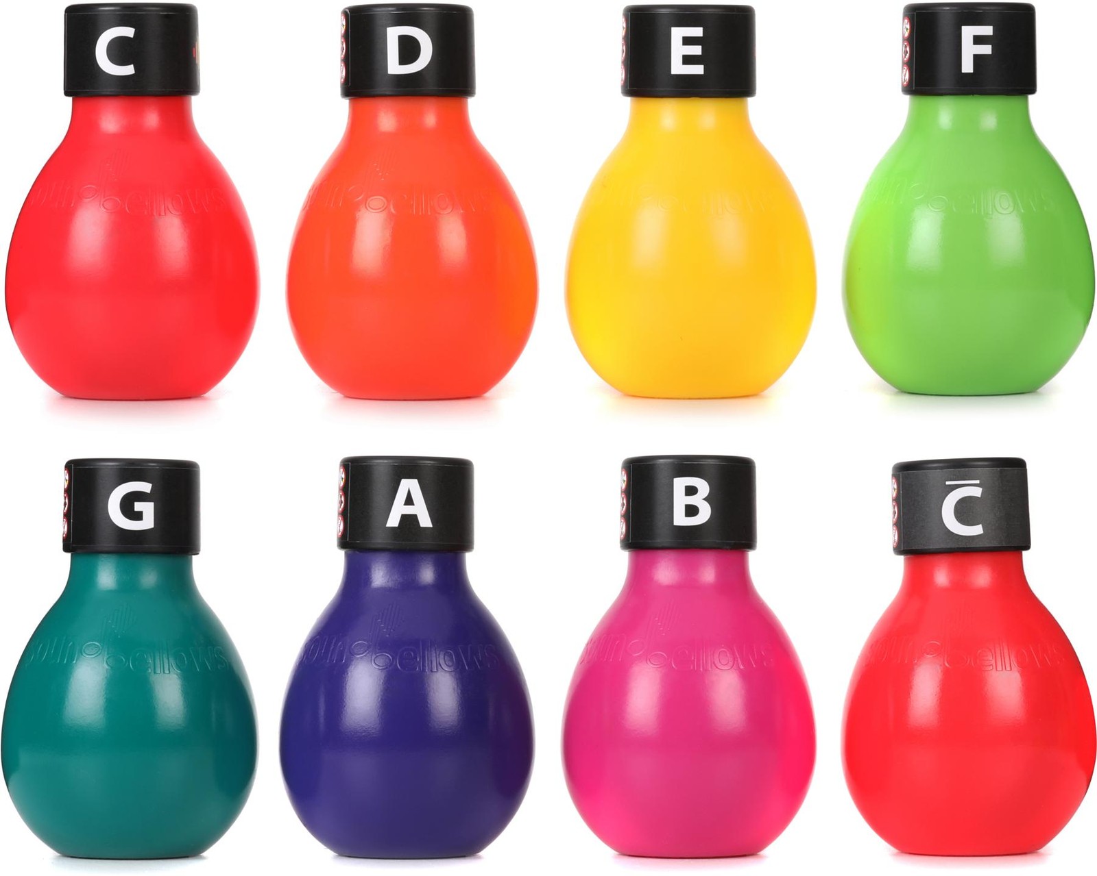 Основной набор диатонических звуковых инструментов до мажор с 8 нотами - C-C