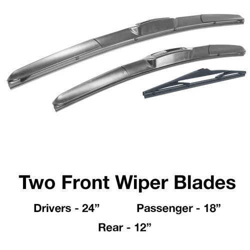 Kia Sportage 2009 - 2015 Front and Rear Windscreen Wiper Blades