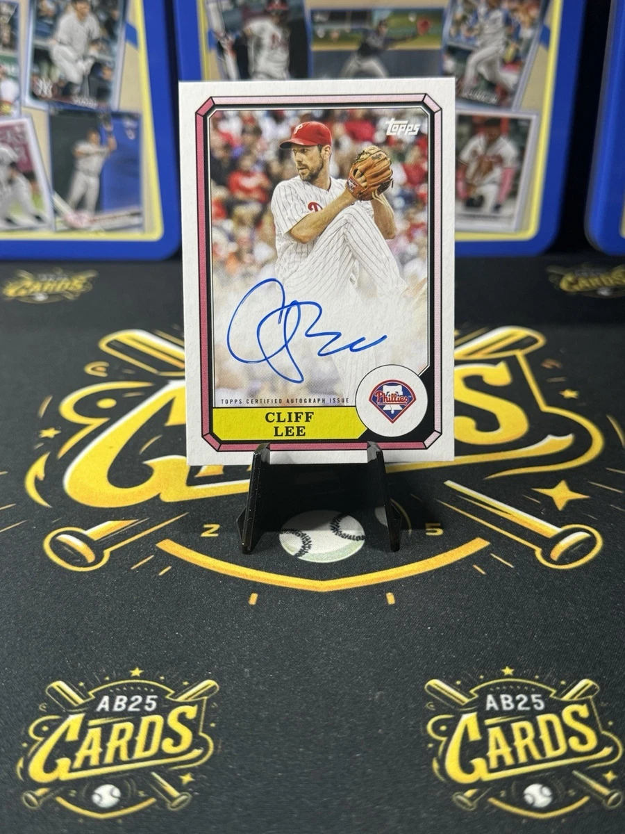 Cliff Lee Baseball Autographed Sports Trading Cards & Accessories