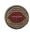 Signature Club A Jeweled Compact Translucent Finishing Powder Lips Mini