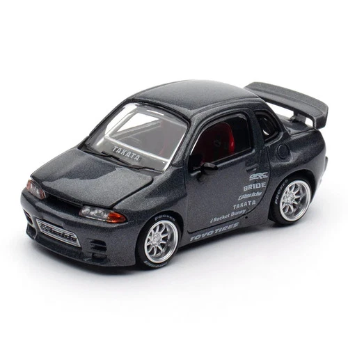 Poprace 1/64 PANDEM POCKET BUNNY R32 Metal Grey Diecast Scale Model #PR640574
