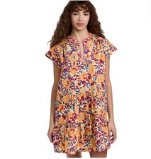 Saloni Ashley B Dress in Mango Sunflower US 6