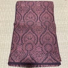 Red-purple paisley pattern bag obi