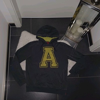 Hoodie Esprit Size L Hoodie Lined Blue Yellow Sweat Jumper Excellent Condition