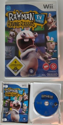 Wii Rayman Raving Rabbids TV Party - mit Anleitung