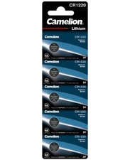 5x Camelion CR1220 3V Lithium Coin Cell Batteries Watch Calculator