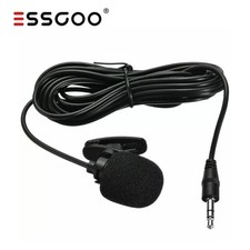 3.5mm Microphone Wired Clip External Assembly Mic for Car Stereo Radio 2025 NEW