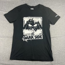Star Wars T-Shirt Size S Black Darth Vader Dark Side Graphic Casual Disney