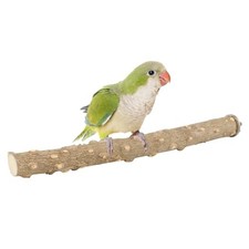 Natural Prickly Ash Wood Perch Stand Toy Parrot Stand Holder Paw 11.79 inch