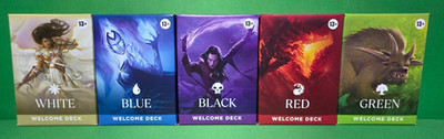 MAGIC THE GATHERING 2024 WELCOME DECKS SET OF 5
