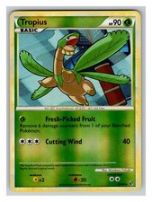 Tropius 22/90 EXC Pokemon Cards Undaunted Reverse Holo Rare Vintage