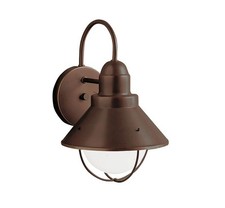 Kichler Seaside Outdoor Wall 1Lt 8x12", Olde Bronze - 9022OZ