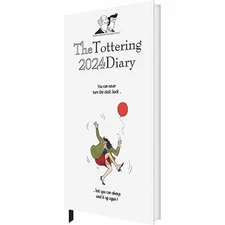 CAROUSEL CALENDARS Tottering By Gently Slim Diary 2024 Calendar Book The Fast