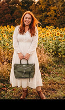 Vintage vegan leather Nautica bag