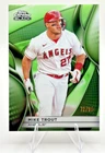 2025 Topps Chrome Black - Mike Trout #5 Green Refractor /99