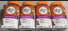 Align probiotic dualbiotic 60 gummies, 4 pack, exp 06/2026