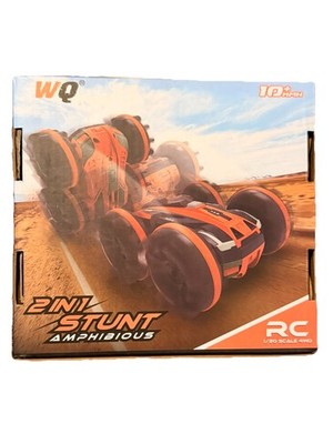 2 In 1 Waterproof Amphibious  Road Stunt Car Boat 2.4 GHz 4WDRemote Control.NEW.