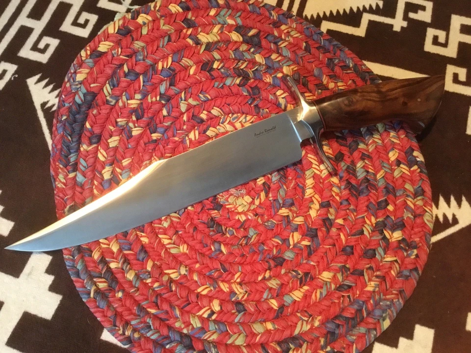 Andre Roland / Sudáfrica / Texas palillo de dientes / cuchillo Bowie / hoja de 11” Foto 2 de 2