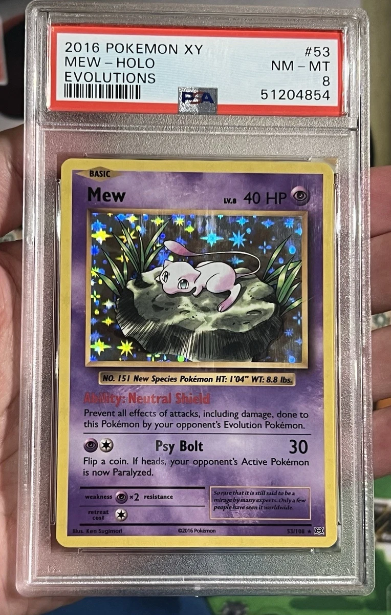 Mew Pokémon TCG Professional Sports Authenticator (PSA) Individual