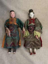Antique Chinese Handmade Peking Opera Theatre Puppets