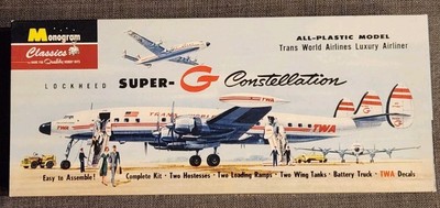 Lockheed Super G Constellation TWA 1/128 Monogram Classics