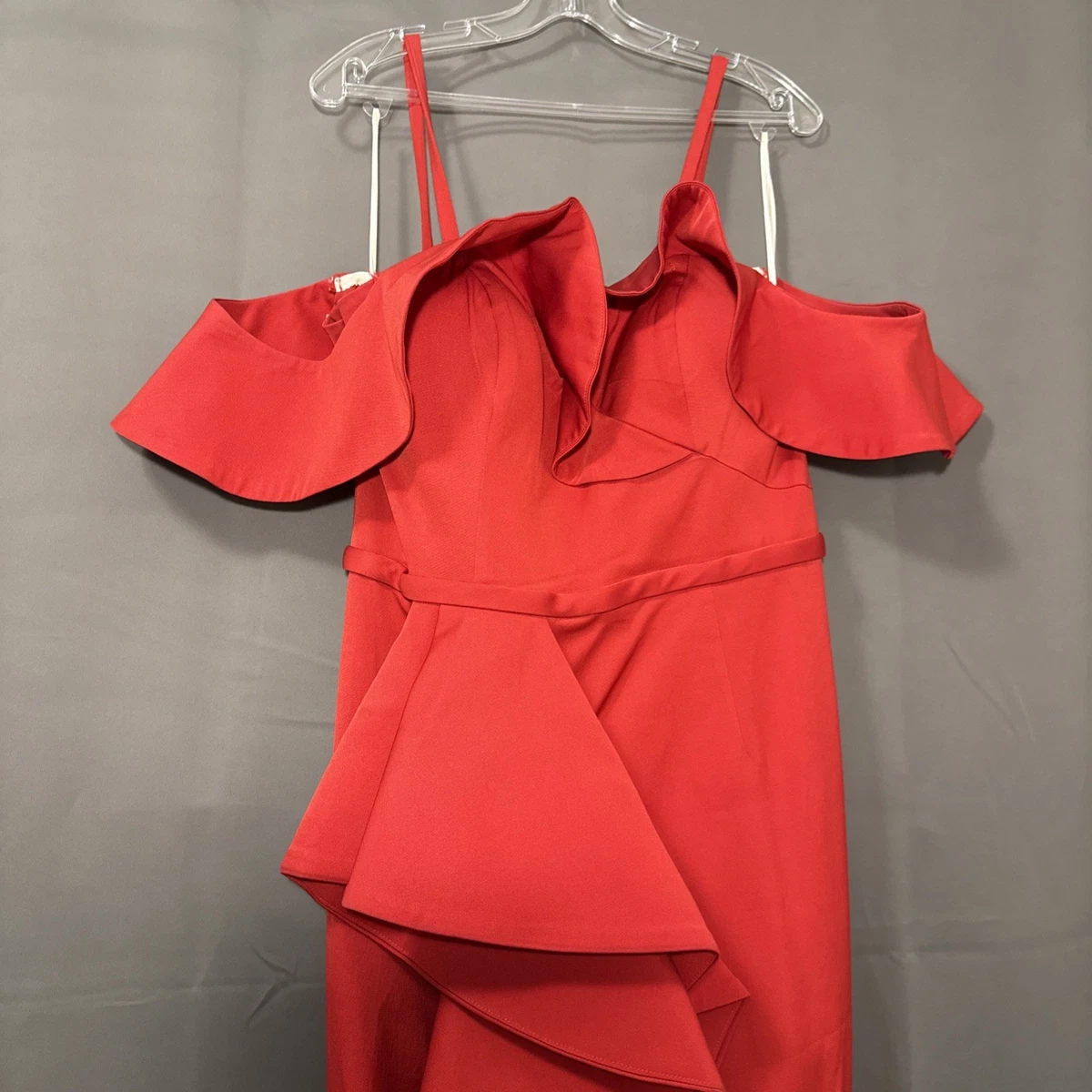 red formal dress size 14 Freesia Red Formal Maxi Dress - US 4 main image 1