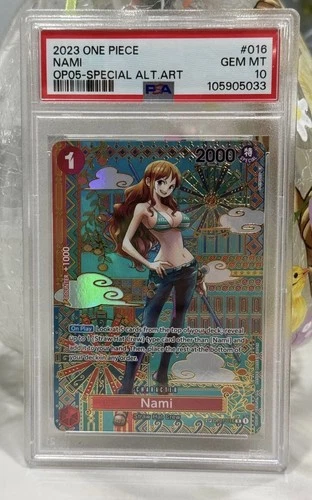 Nami (SP) OP01-016 Awakening of the New Era Foil PSA10 Gem-mint English