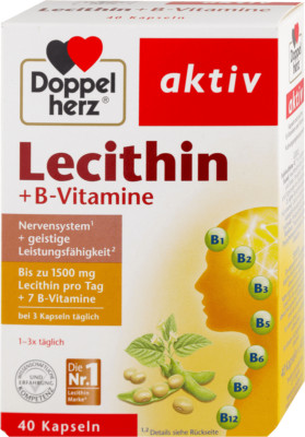 Doppelherz Active Lecithin + B-Vitamin Kapseln, 40 Stück