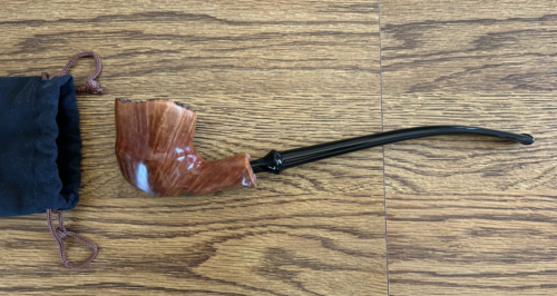 Erik Nording Freehand Virgin Grain Briar Churchwarden Pipe