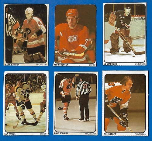 1974-75 LIPTON SOUP NHL HOCKEY CARD ERROR & VARIATION + RED WALLET 1-50 SEE LIST - Picture 184 of 322