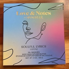 Spongelle LOVE NOTES SOULFUL LYRICS OZONE Body Bath Sponge Buffer 3 Oz New