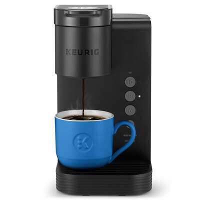 Black Single Serve K-Cup Pod Coffee Maker Kitchen Dorms Office Tea Gift Hot Cold