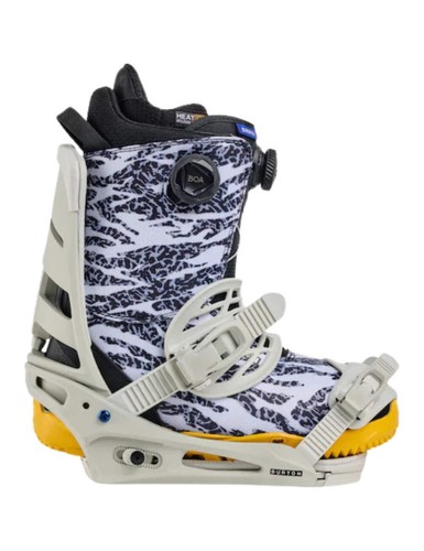 Burton Men's Mission Re:Flex Snowboard Binding 2025 | Grey Cloud - Picture 4 of 7