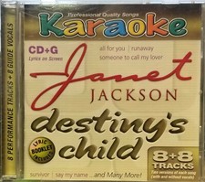 Janet Jackson - Destiny's Child - Rare Karaoke Audio CD