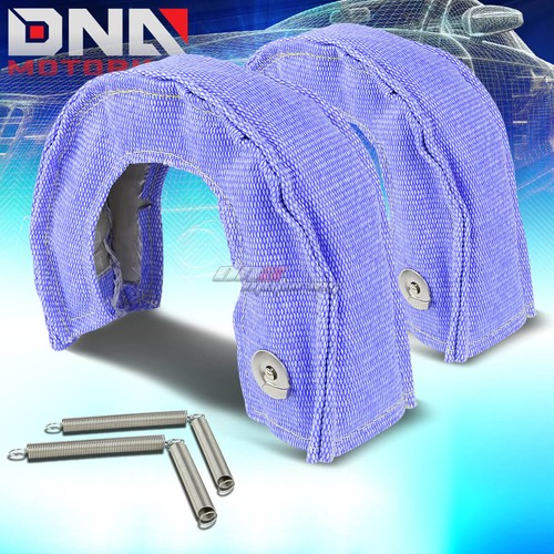 2X KIT MANTA ENVOLTURA TÉRMICA TURBINA TURBOCOMPRESOR AZUL T25/T28 GT25 GT28 GT30 GT35 - Imagen 1 de 4
