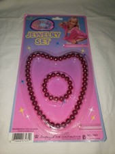 1987 Imperial Sparkling Dreams Jewelry Set Toy Red Necklace 7431 Sealed 6"x 11"