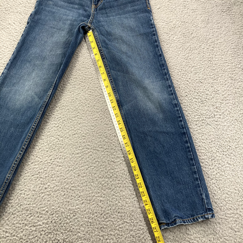 Pantalones de mezclilla Cherokee para niños de ajuste recto 14 azules 100 % algodón - Imagen 4 de 9