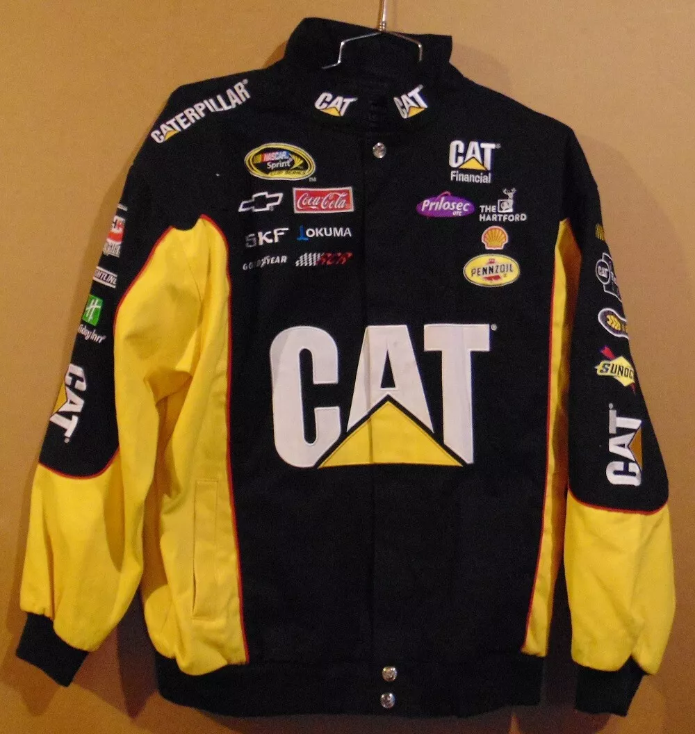 JEFF BURTON CAT SPONSOR S NASCAR RACE JACKET