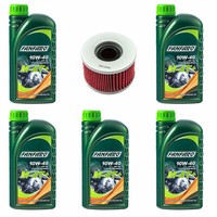 ÖLfilter HF111 MotoröL Set 10W40 5 Liter FüR Honda CBX CB 250 CX 650 GL VT 500