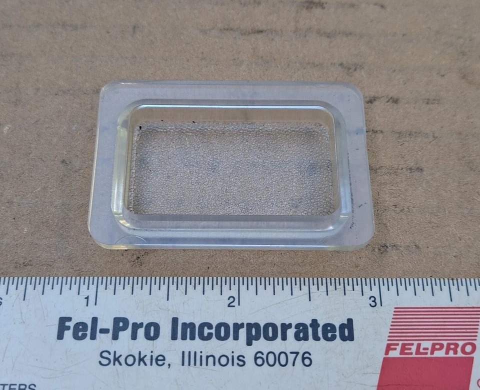 1949 1950 DeSoto Deluxe personalizado nuevo en stock MoPar izquierda tablero mapa lámpara lente Foto 2 de 2