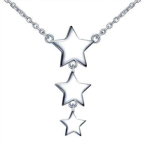 Collier De Femme Fille En Argent 925, Mini Collier Pendentif D'Ancre